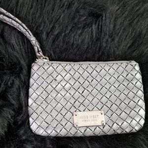 Nine West Silver/Grey Wristlet